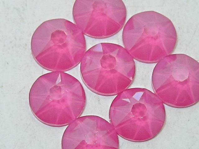 72 pcs. 20ss PEONY PINK LACQUER FLATBACK European Rhinestones